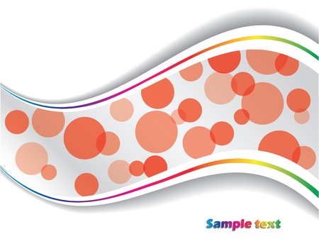 Wavy blue dots abstract background design with textのイラスト素材