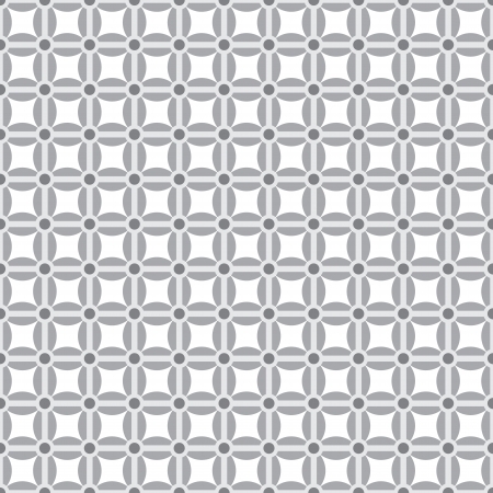 Seamless gray pattern set with various shapesのイラスト素材
