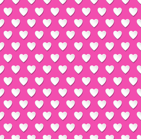 Abstract tileable seamless valentine's day heart patterned backgroundのイラスト素材
