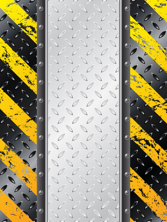Industrial background design with place for text ideal for warning textのイラスト素材
