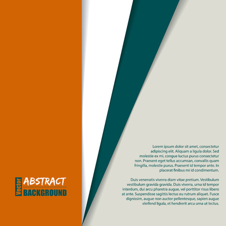 Striped brochure background design with place for textのイラスト素材