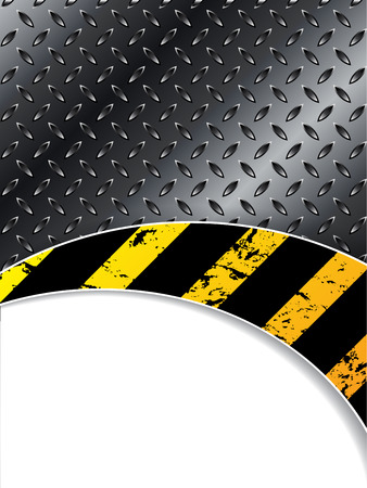 Industrial brochure design with waving striped elementのイラスト素材