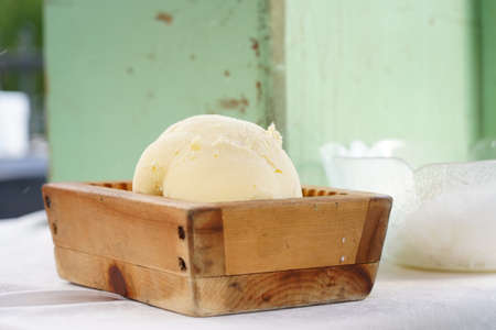 Fresh butter. Home products. Fresh produce from the village, hand-made. Tasty food. Fresh handmade...