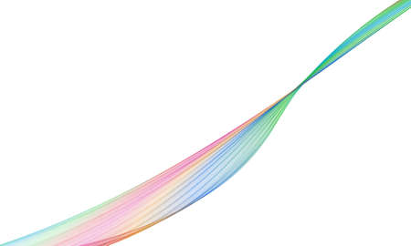 Abstract blue and purple color wave design element. Blue and purple waveの写真素材