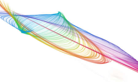 Abstract blue and purple color wave design element. Blue and purple wave