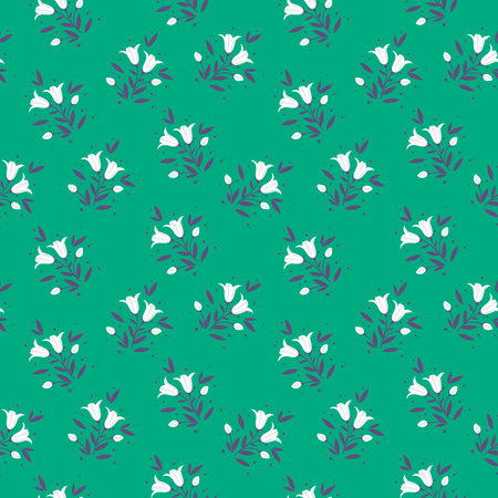seamless pattern of exotic summer flowers and leafs vector pattern with flowers and leaves, Elegant template for fashion prints. trending Fabric fashion pattern designs.のイラスト素材