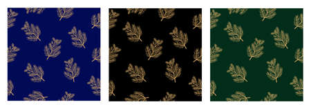 seamless pattern of exotic summer flowers and leafs vector pattern with flowers and leaves, Elegant template for fashion prints. trending Fabric fashion pattern designs.の写真素材