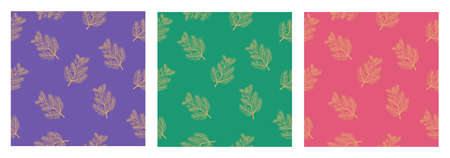 seamless pattern of exotic summer flowers and leafs vector pattern with flowers and leaves, Elegant template for fashion prints. trending Fabric fashion pattern designs.の写真素材