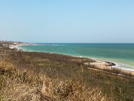 View of the coast of the Black Seaの写真素材