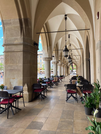 Interior of the cafeの写真素材