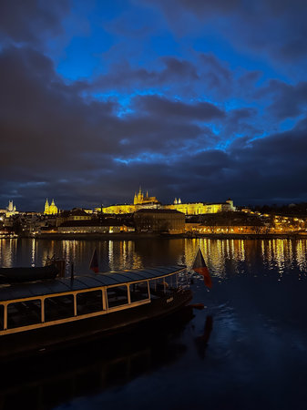 Facade of St. Vitus Cathedral in Vienna, Austriaの写真素材