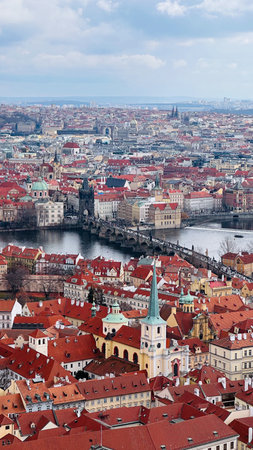 Prague is the capital and the largest city of the Czech Republic.の写真素材