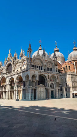 Basilica di San Marco in Venice, Italy.の写真素材