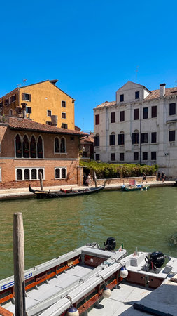 Grand Canal in Venice, Italyの写真素材