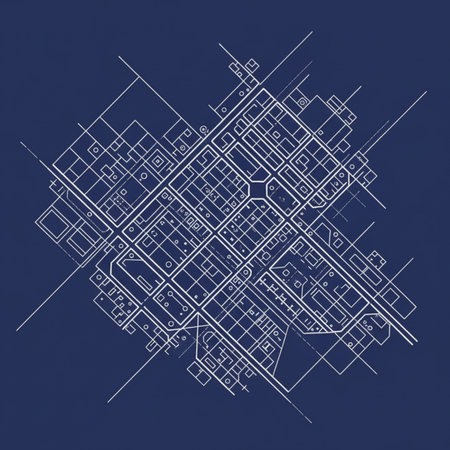 Architectural blueprint of the city. Vector illustration. Eps 10の素材