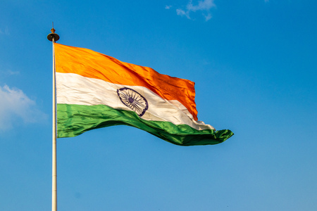 National Flag of India is a horizontal rectangular tricolour of deep saffron, white and green with...