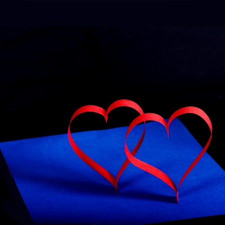 Two heartsの写真素材