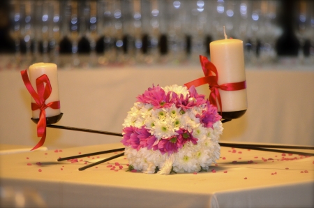 composizione floreale, wedding designerの写真素材