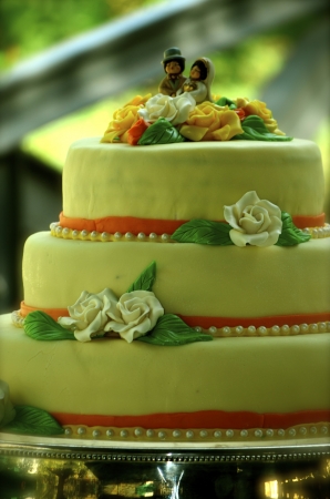 wedding cake, torta nuzzialeの写真素材