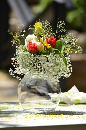 composizione floreale, wedding designerの写真素材