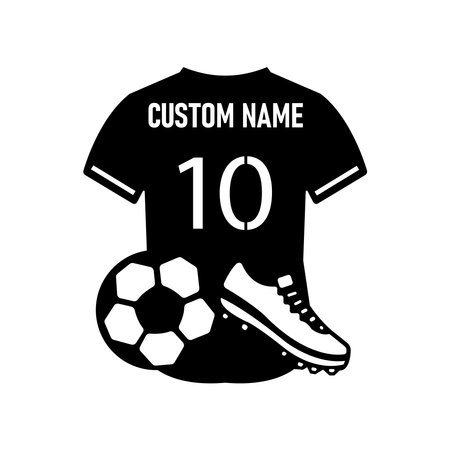 Football Jersey Design fo laser cutting or cnc machinedのイラスト素材