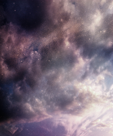 Heavenly Night Skyの写真素材