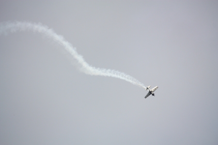 RIGA, LATVIA - AUGUST 20: Pilot from Finland Sami Kontio on CAP 232 participating in Riga FAI Elite Aerobatic Formula 2011 on August 20, 2011 in Riga, Latvia のeditorial素材