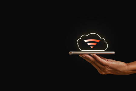 Mobile world, Wi-Fi wireless internet technology for the convenience of daily life, wireless...