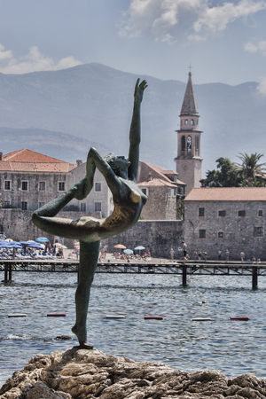 BUDVA, MONTENEGRO - JUNE 27, 2017:の写真素材