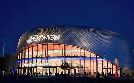 HAMBURG, GERMANY - AUGUST 15, 2024: Theater an der Elbe, where the musical The Snow Queen is being performedのeditorial素材