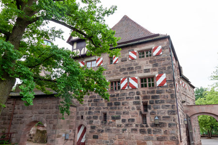 Nuremberg Fortress is one of the most significant cultural and historical monuments of the city of Nuremberg, Bavariaの写真素材