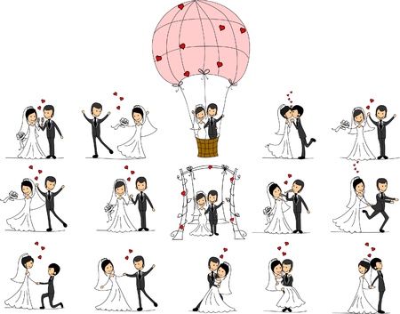 Wedding Pictures Love The Bride And Groom のイラスト 素材 ストックフォト 写真素材のstock Foto ストックドットフォト