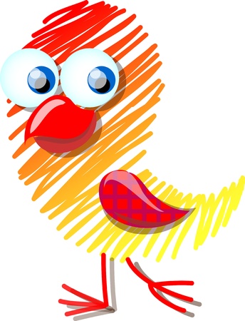 Cute bird のイラスト素材