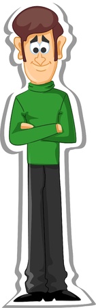 cute schoolboy のイラスト素材