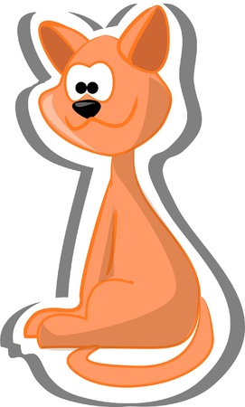 Cartoon cat のイラスト素材