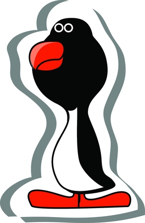 Cartoon penguin のイラスト素材