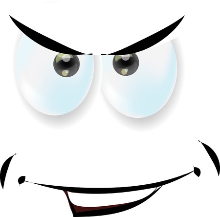 Cartoon funny face のイラスト素材