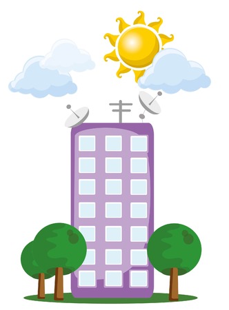 Cartoon icon of houseのイラスト素材