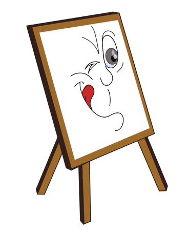 Cartoon school iconのイラスト素材