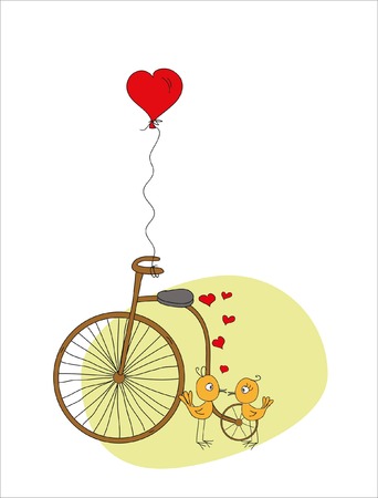 Valentine or wedding doodle backgroundのイラスト素材