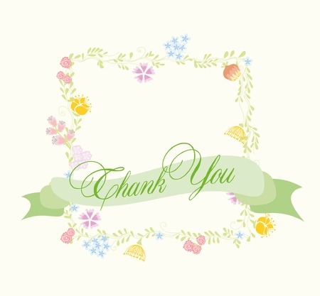 Flower vector banner for wedding invitation cards with floralのイラスト素材
