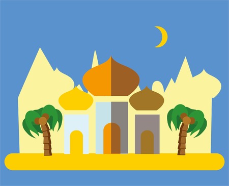 Vector travel landscapeのイラスト素材