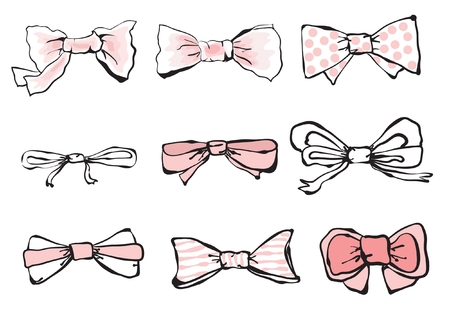 Set of vector different bowのイラスト素材