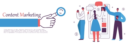 Vector illustration of the office concept business peopleのイラスト素材