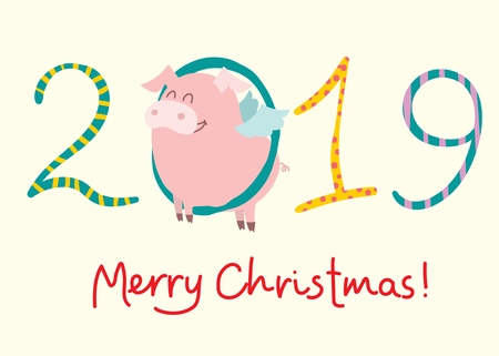 Vector illustration of the symbol of the year.のイラスト素材
