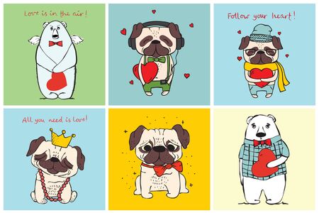 Happy Valentine's Day.のイラスト素材