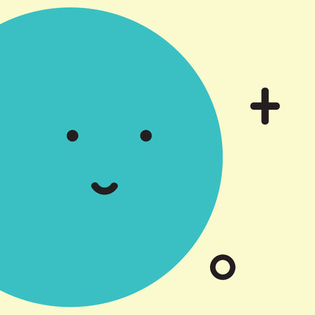 Vector illustration of geometric character shapes with face emotions, cute colorful shape for children education.のイラスト素材
