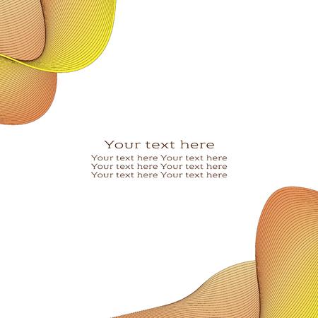 Vector abstract background for flyer, blank, card, banner, invitation, brochure cover design template. Colorful wave design element with space for your text.のイラスト素材