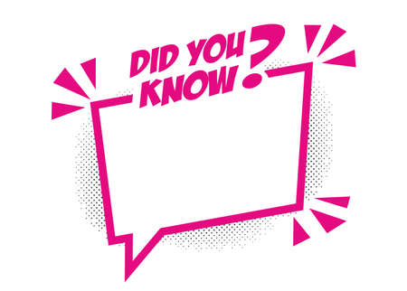Funny bubble for copying text. Did you know Web banner idea box, quote for interesting fact. Vector...