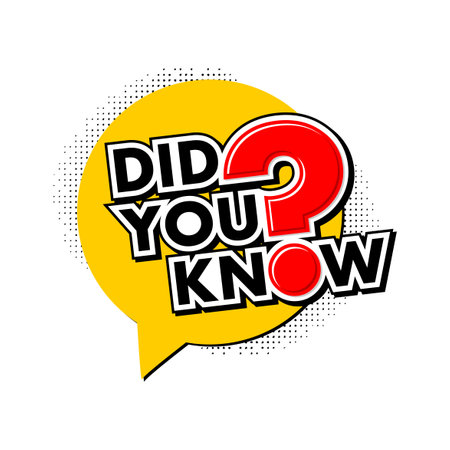 Did you know web banner, idea box, quote for interesting fact. Vector on transparent backgroundのイラスト素材